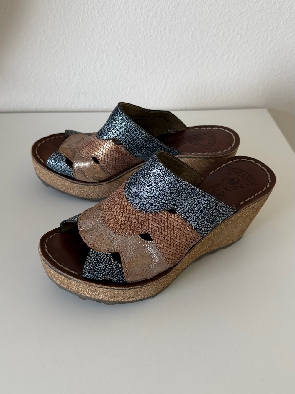 Fly London Slip on Wedges